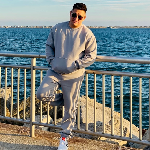 Unisex, crewneck sweatset, cotton - Picture 4 of 9